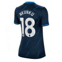 Echipament fotbal Chelsea Christopher Nkunku #18 Tricou Deplasare 2023-24 pentru femei maneca scurta
